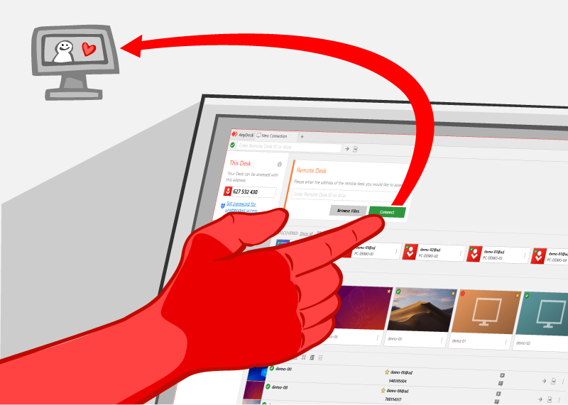 AnyDesk Guide Step 3